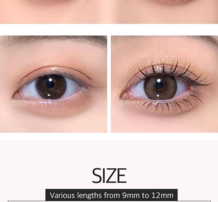 Coringco Toktok-Hara Filter Eyelash - 4 Types - Black - 9mm
