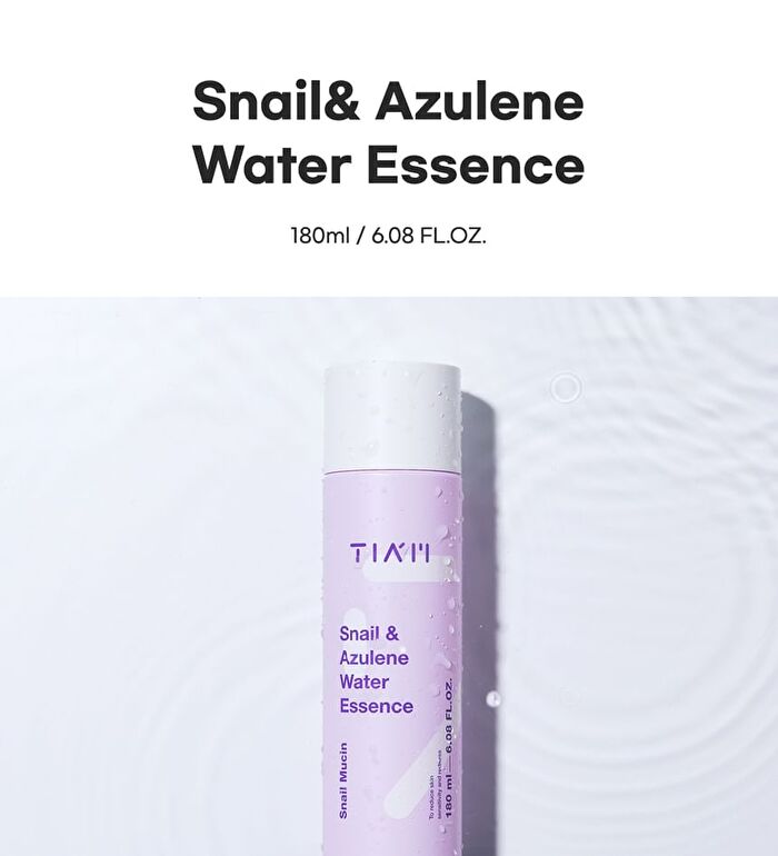 Tia\'m Snail & Azulene Water Essence - Renewed: 180ml