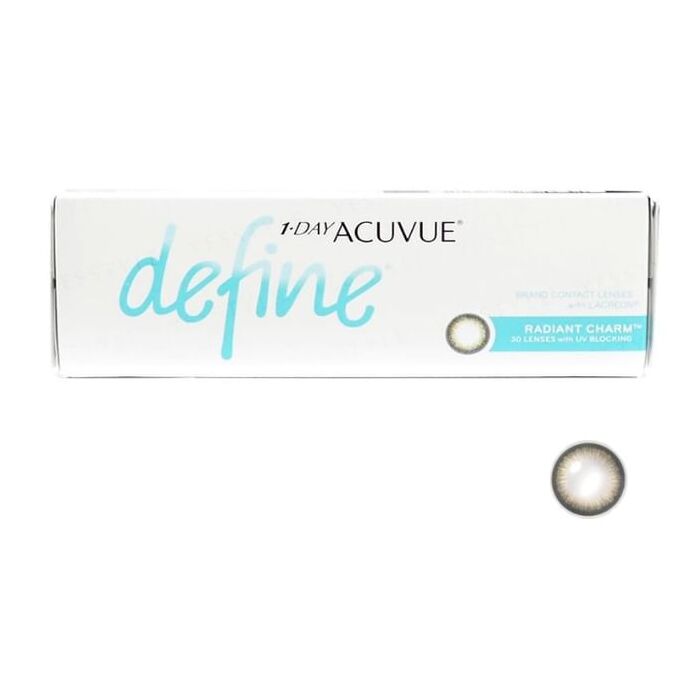 Acuvue 1 Day Define Lacreon Color Lens Radiant Charm 30 pcs - P-3.75 (30 pcs)