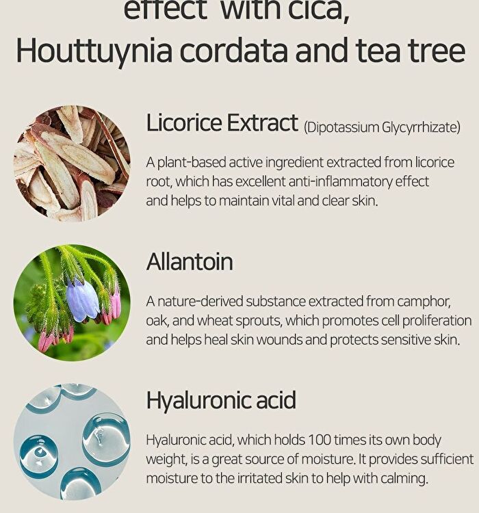 Mary&May Cica Houttuynia Tea Tree Calming Mask - 30 sheets