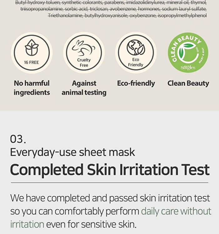 Mary&May Cica Houttuynia Tea Tree Calming Mask - 30 sheets