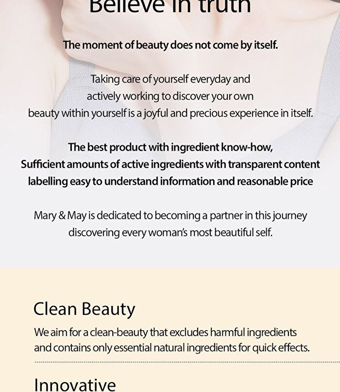 Mary&May Niacinamide Vitamin C Brightening Mask - 30 sheets