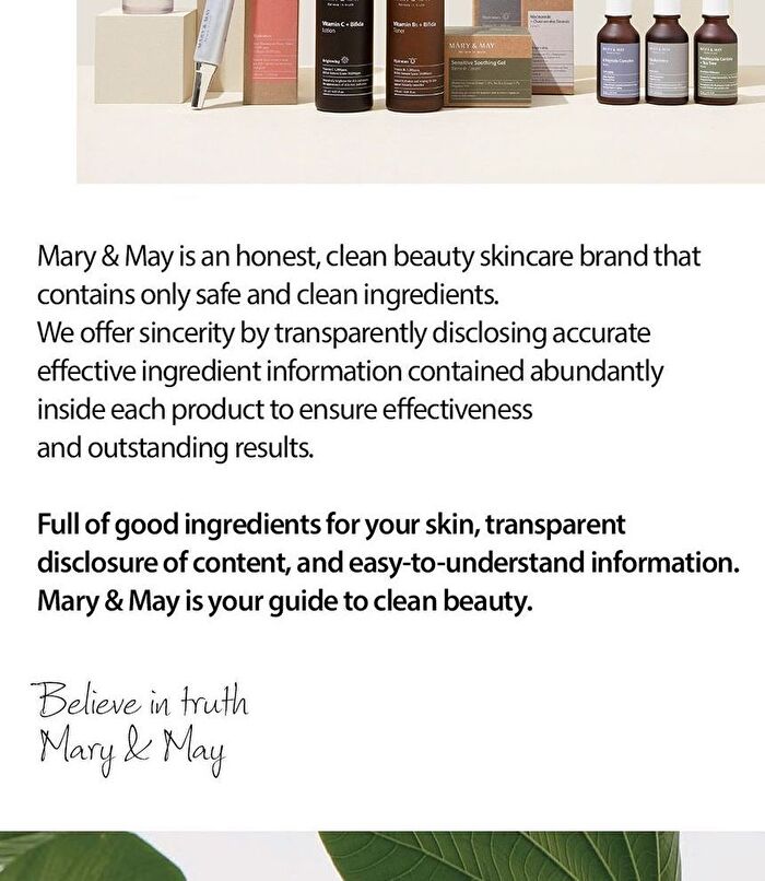 Mary&May Niacinamide Vitamin C Brightening Mask - 30 sheets