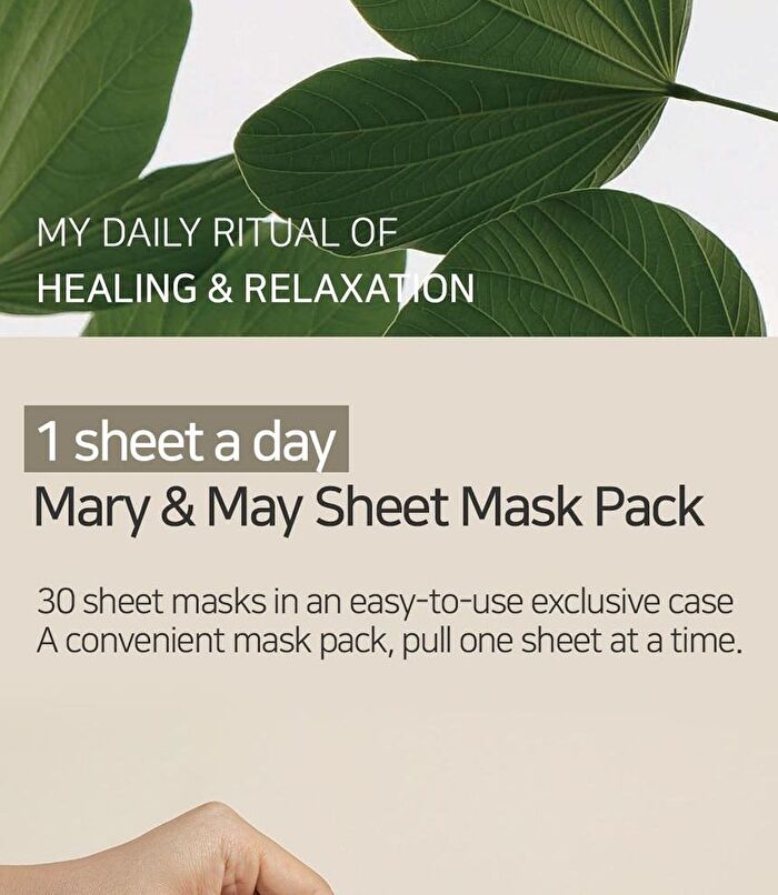 Mary&May Niacinamide Vitamin C Brightening Mask - 30 sheets