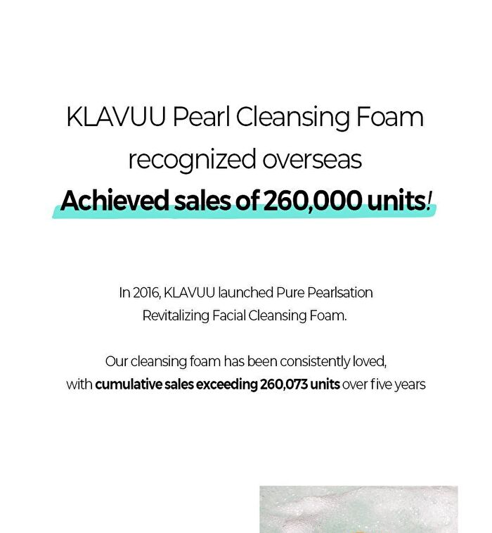 Klavuu Revitalizing Facial Cleansing Foam - 150ml