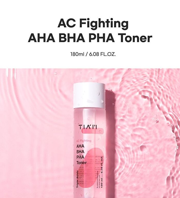 Tia\'m AC Fighting AHA BHA PHA Toner - Renewed: 180ml