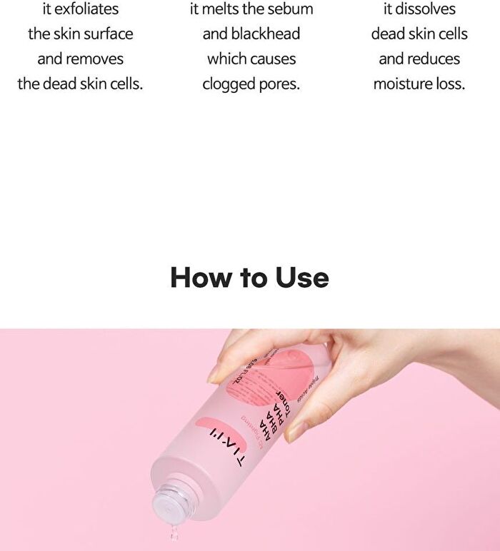 Tia\'m AC Fighting AHA BHA PHA Toner - Renewed: 180ml