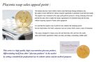Premium Placenta Effect Gold Placenta Soap - 90g