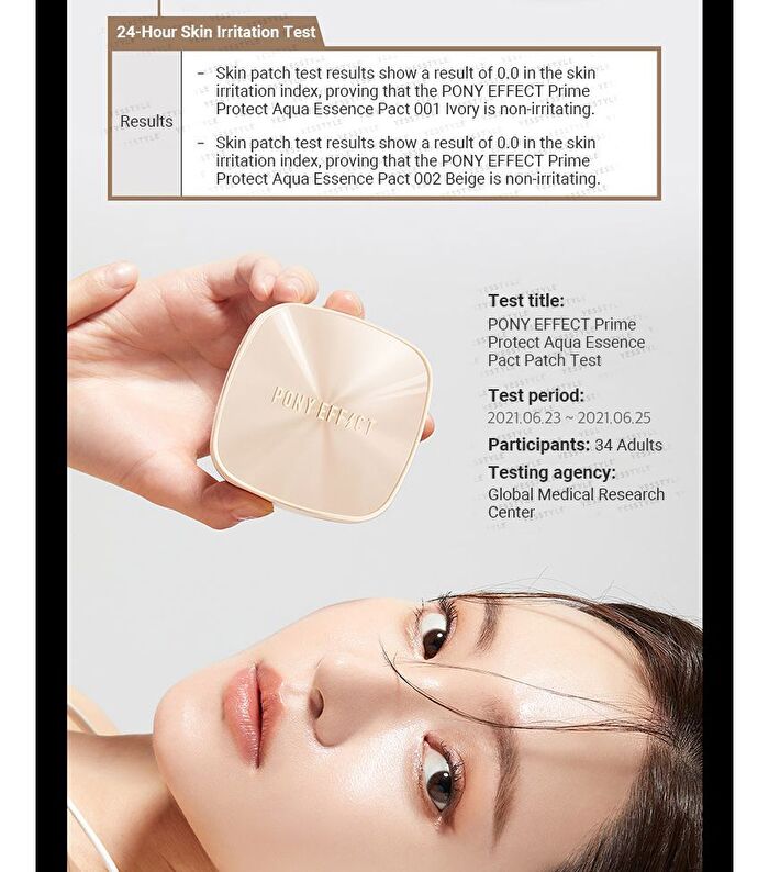 Prime Protect Aqua Essence Pact - 2 Colors - #02 Beige