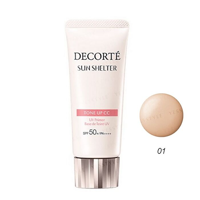 DECORTE Sun Shelter Tone Up CC SPF 50+ PA++++ - 02 Beige - 32ml