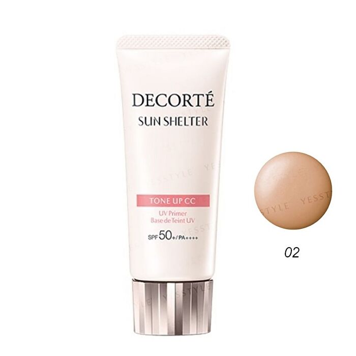 DECORTE Sun Shelter Tone Up CC SPF 50+ PA++++ - 02 Beige - 32ml