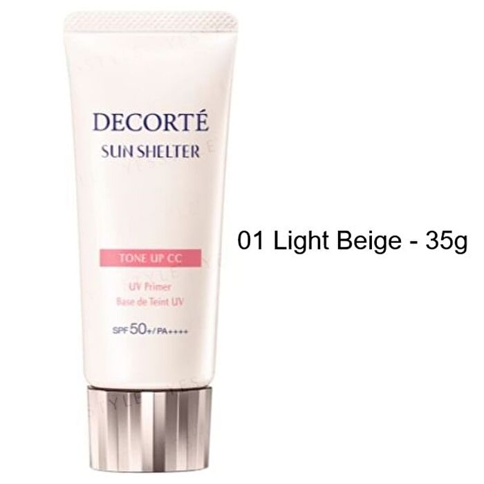 DECORTE Sun Shelter Tone Up CC SPF 50+ PA++++ - 02 Beige - 32ml