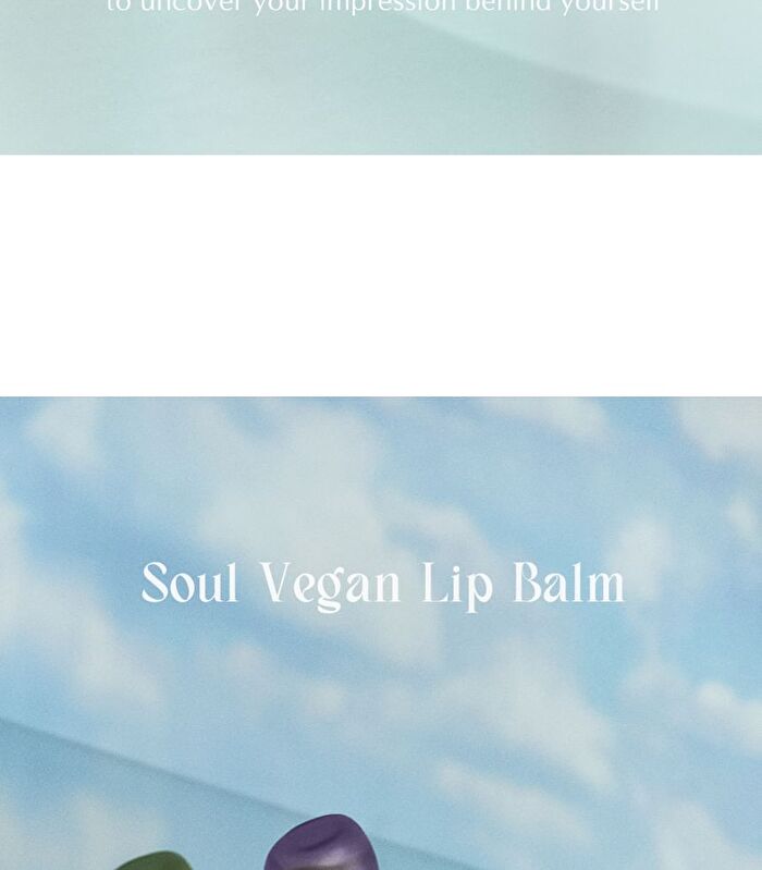 Soul Vegan Lip Balm - 4 Colors - Clear