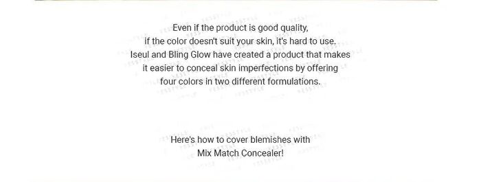 Mix Match Concealer - 1 set