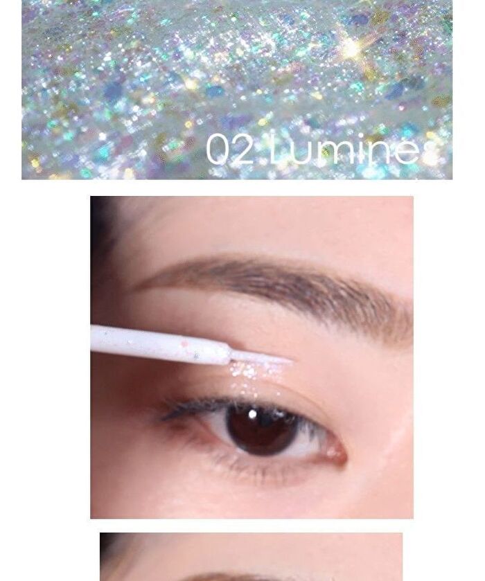 Bling Liquid Glitter Liner - 4 Colors - #01 Frozen