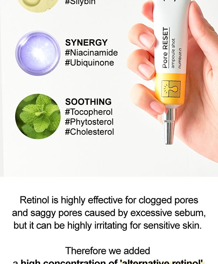 numbuzin No. 3 Pore Reset Ampoule Shot - 25ml