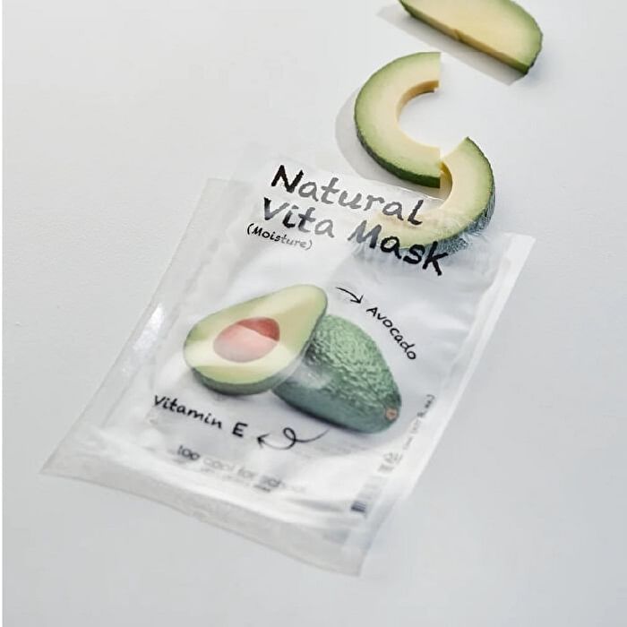 too cool for school Natural Vita Mask - 5 Types - Brightening (Lemon)