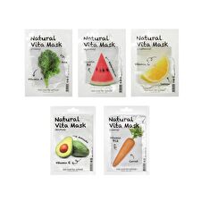 too cool for school Natural Vita Mask - 5 Types - Brightening (Lemon)