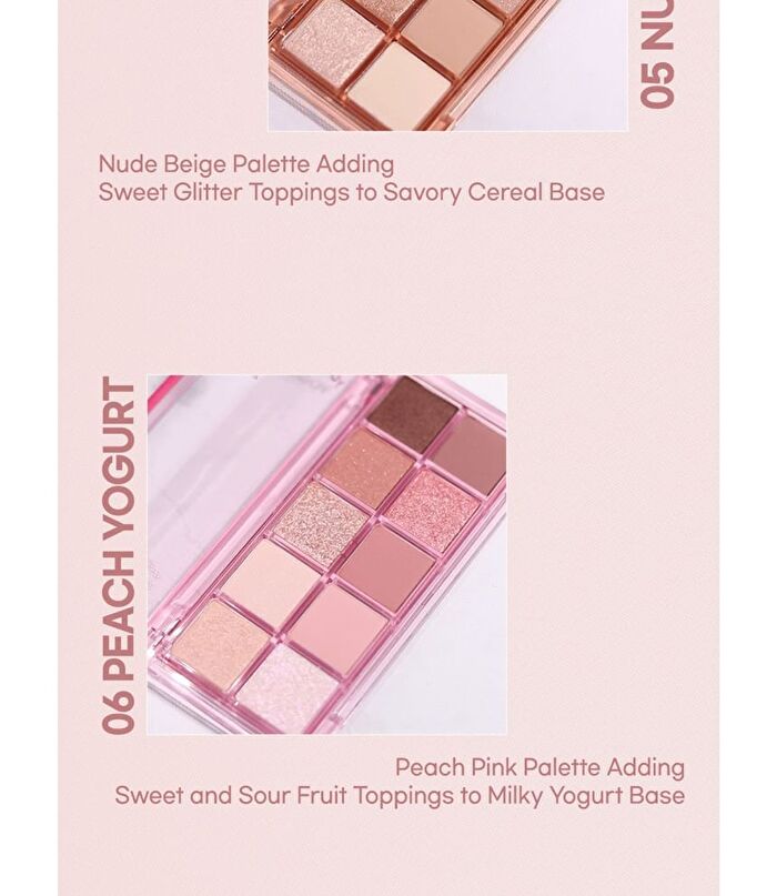 Seasonal Blending Eyeshadow Palette - 6 Types - #01 Sunset Grass
