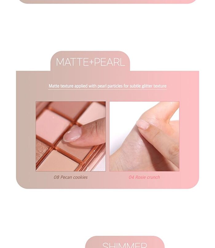 Seasonal Blending Eyeshadow Palette - 6 Types - #01 Sunset Grass