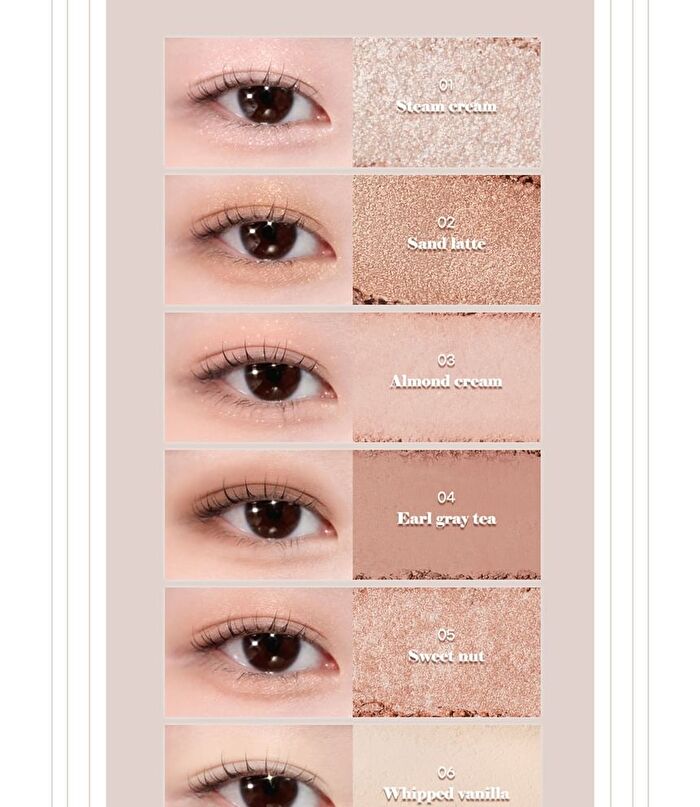 Seasonal Blending Eyeshadow Palette - 6 Types - #01 Sunset Grass