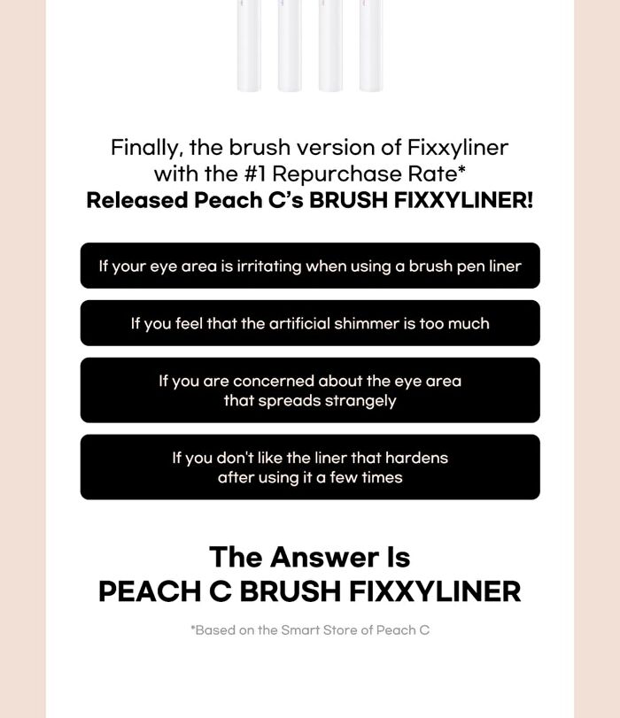 Brush Fixxyliner - 2 Colors - #01 Black Brown