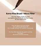 Brush Fixxyliner - 2 Colors - #01 Black Brown