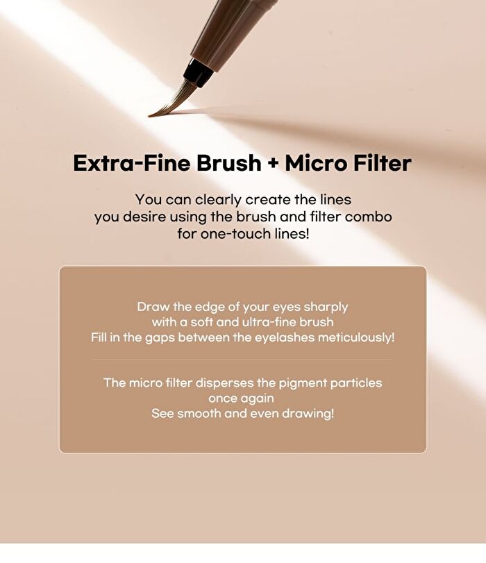 Brush Fixxyliner - 2 Colors - #02 Brown