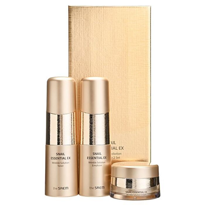 Snail Essential EX Wrinkle Solution Skin Care 2 Set - 3 pcs