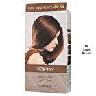 Silk Hair Color Cream Gray Hair Cover - 4 Colors - #4N Natural Brown