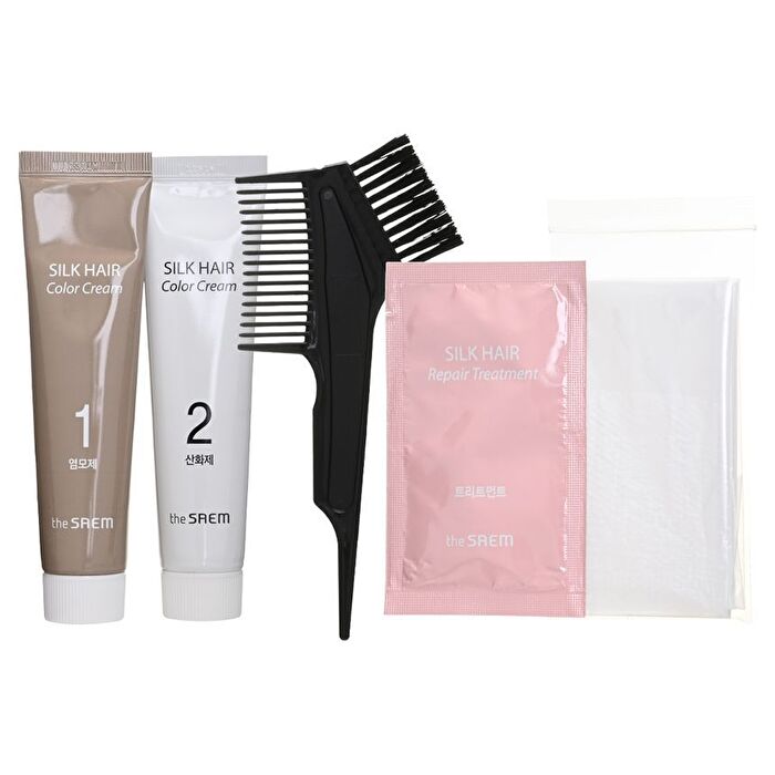 Silk Hair Color Cream Gray Hair Cover - 4 Colors - #4N Natural Brown