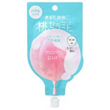 Bcl Momo Puri Peach Fresh Bubble Rinse Mask - 20g