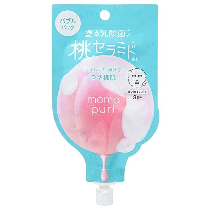 Bcl Momo Puri Peach Fresh Bubble Rinse Mask - 20g