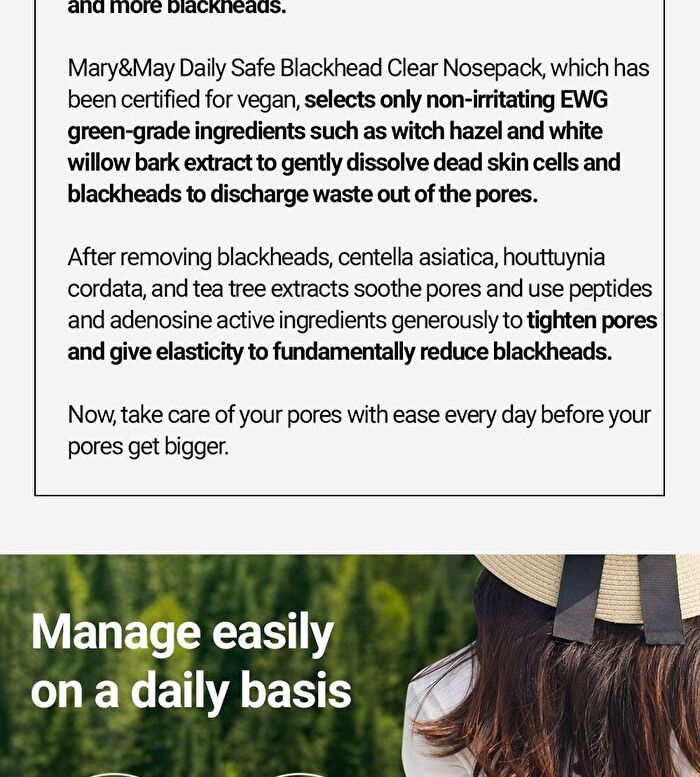 Daily Safe Black Head Clear Nose Pack Set - 11 pcs