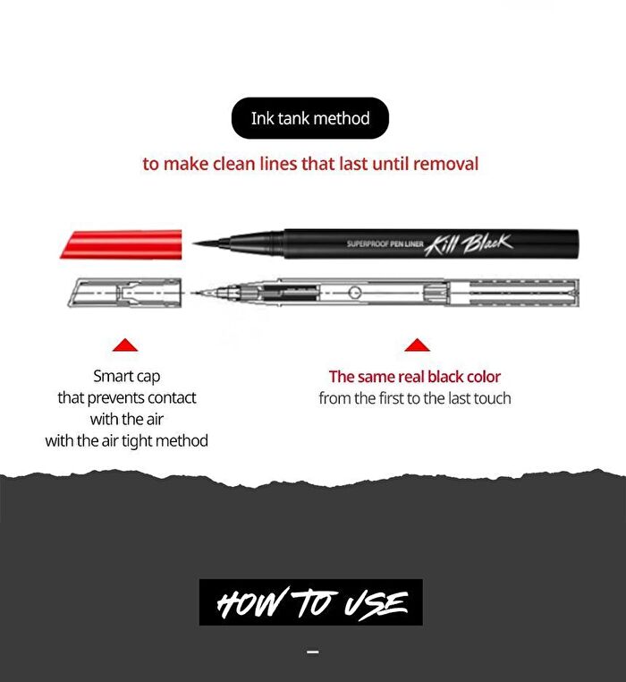 Superproof Pen Liner - 4 Colors - #02 Brown