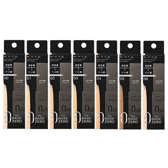 Kate The Base Zero Real Cover Liquid Foundation Semi-Matt - 04