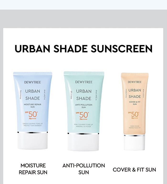 Urban Shade Moisture Repair Sun - 50ml
