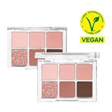 Bbi@ Ready To Wear Eye Palette - 2 Types - #01 Nude Brush