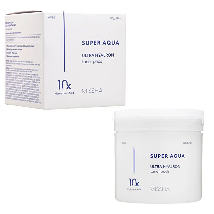 Super Aqua Ultra Hyalron Toner Pad - 90 pads