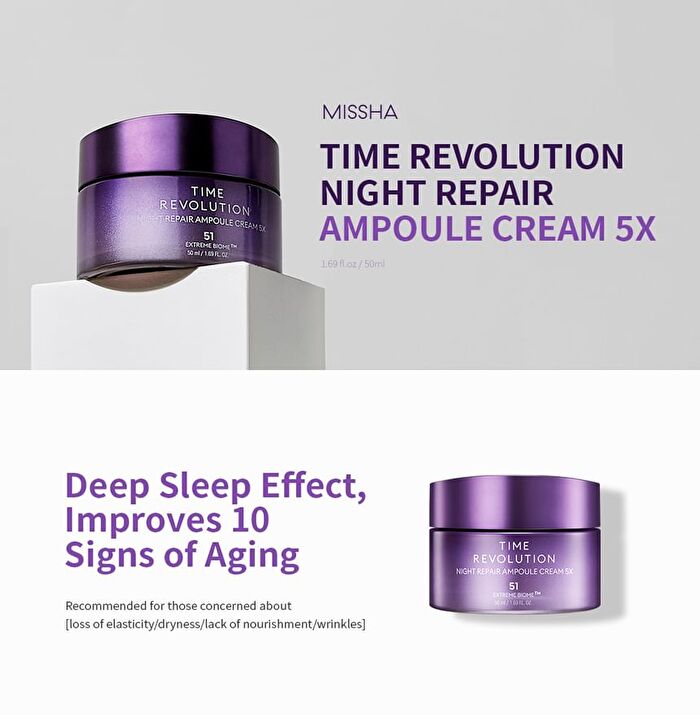 Time Revolution Night Repair Ampoule Cream 5X - 50ml
