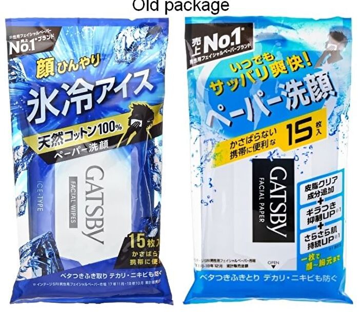 Gatsby Facial Paper - Ice Type - 15 pcs