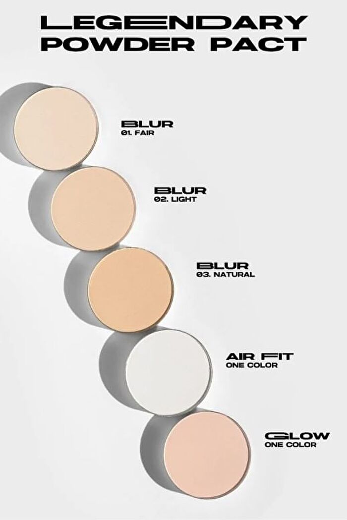 Blur Powder Pact - 6 Colors - #02 Light