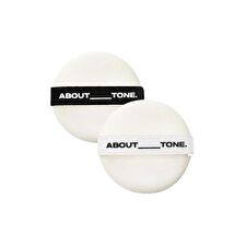 ABOUT_TONE Powder Pact Puff - 2 Colors - Black