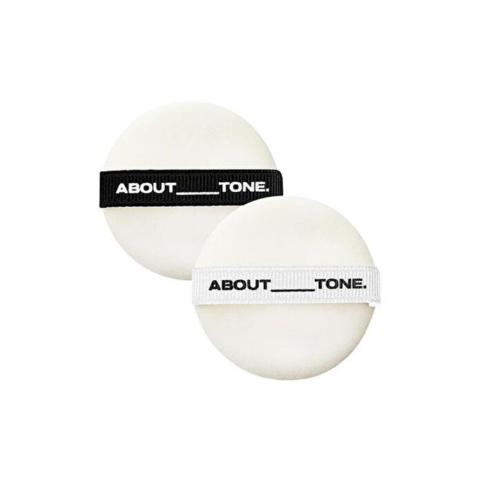 Powder Pact Puff - 2 Colors - Black