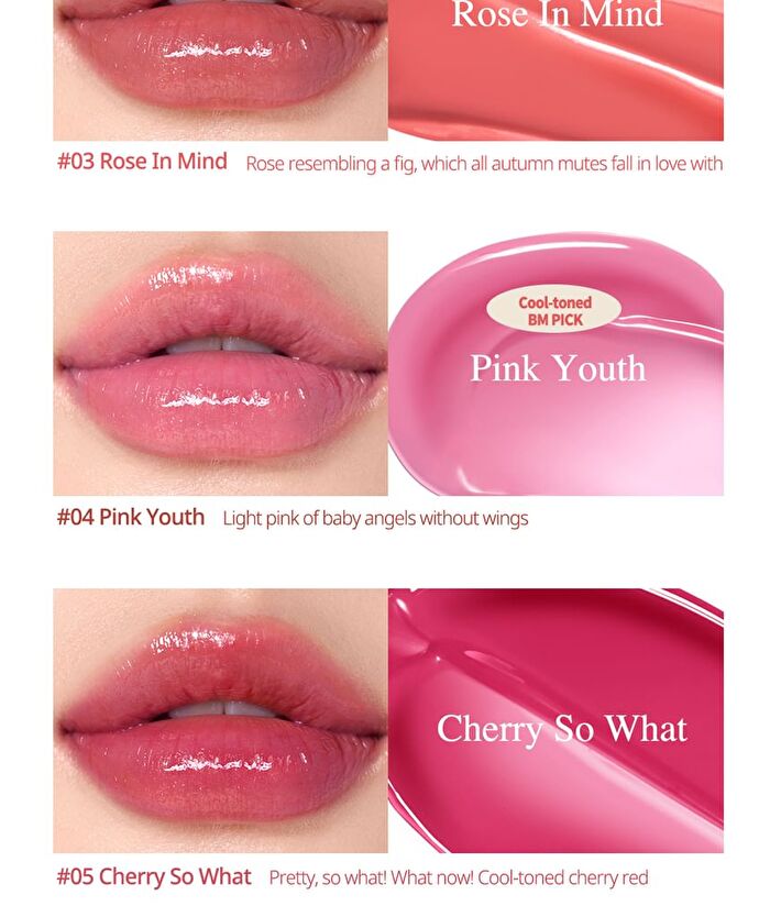 peripera Ink Mood Glowy Tint - 9 Colors - #05 Cherry So What