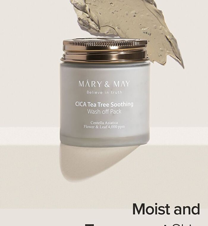 Mary&May Cica Tea Tree Soothing Wash Off Mask Pack - 125g