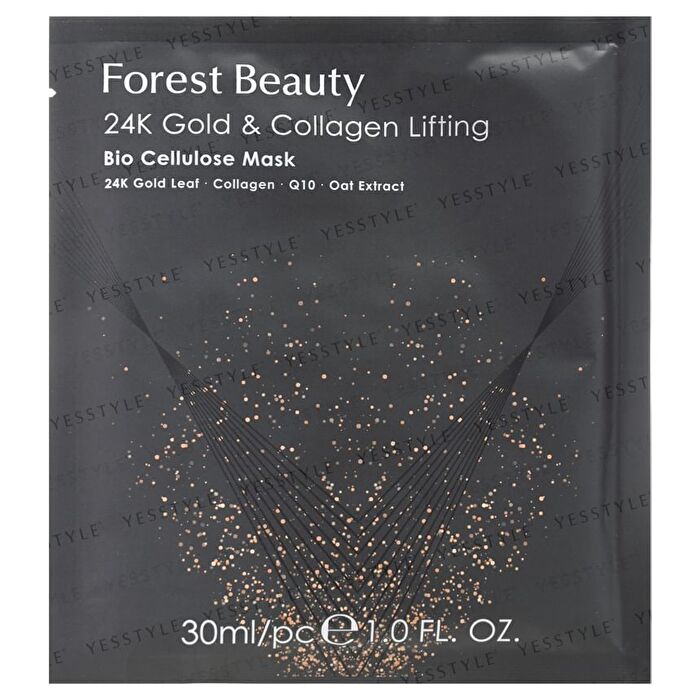 24K Gold & Collagen Lifting Bio Cellulose Mask - 1 pc