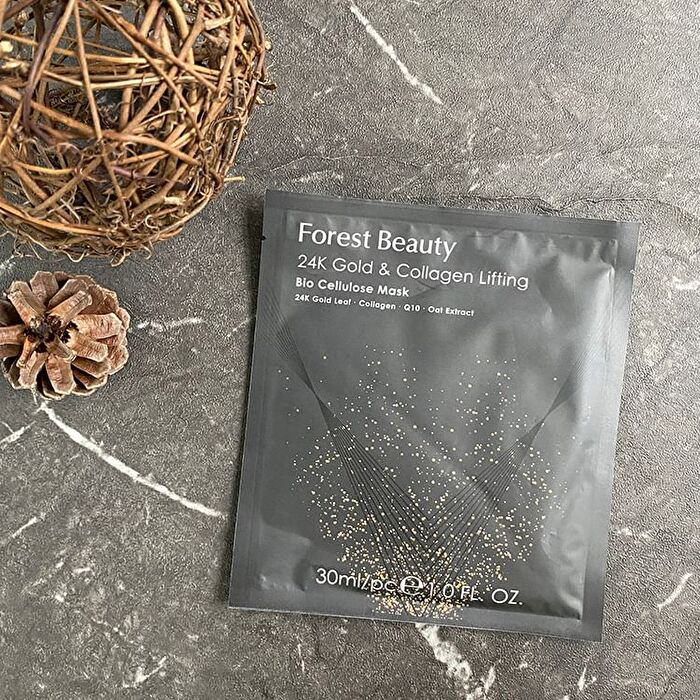 24K Gold & Collagen Lifting Bio Cellulose Mask - 1 pc