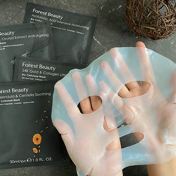 24K Gold & Collagen Lifting Bio Cellulose Mask - 1 pc
