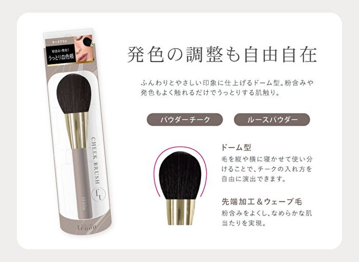 Felicela Tenon Cheek Brush - 1 pc